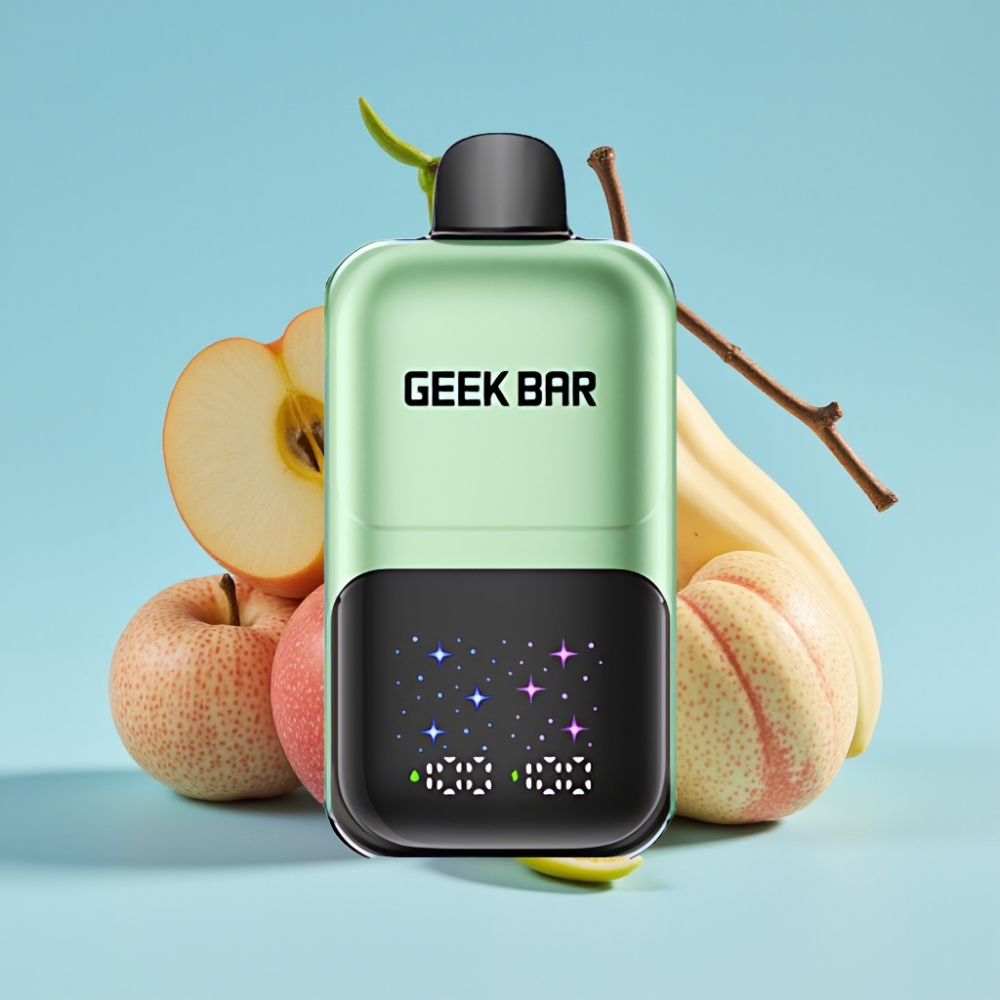 GEEK BAR 2GO 50000 Puff 20ml 5% Nikotiinisuola Kaksoisannos Vaihtoehtoinen Näyttö 3-tasoinen Säädettävä Maku/Kylmyys
