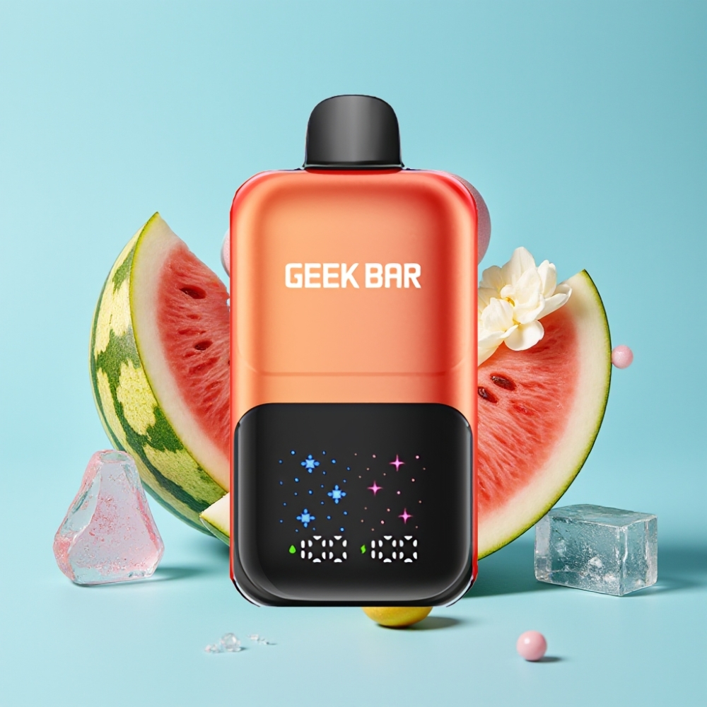 GEEK BAR 2GO 50000 Puffs Iso Neste 20ml Vesimeloni Kuplakumi Jää