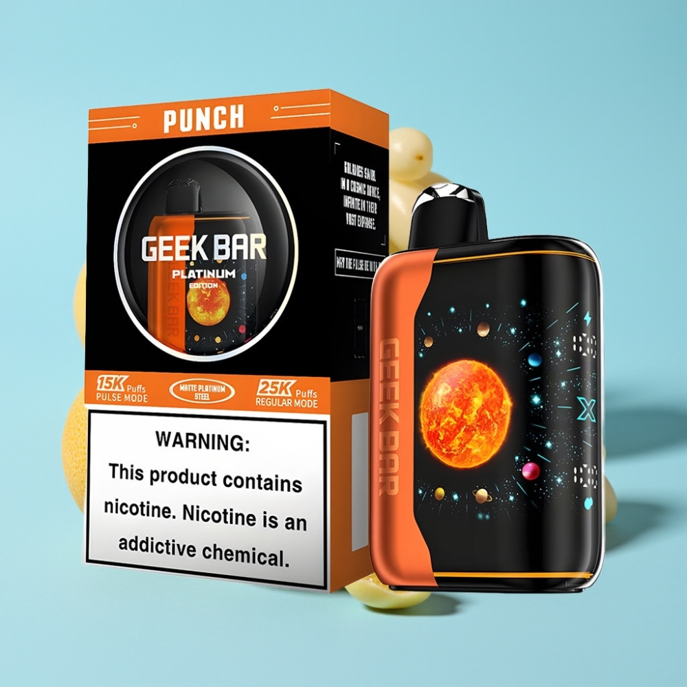 GEEK BAR Platinum Edition 25000 Puff USB-C Pikalataus 20mL Dual Mesh Iskumaku