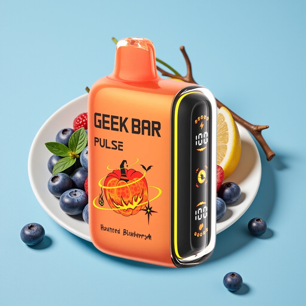 Geek Bar Pulse 15000 Puffs 16ML 5% Nikotiini Säädettävä Ilmanvirtaus USB-C