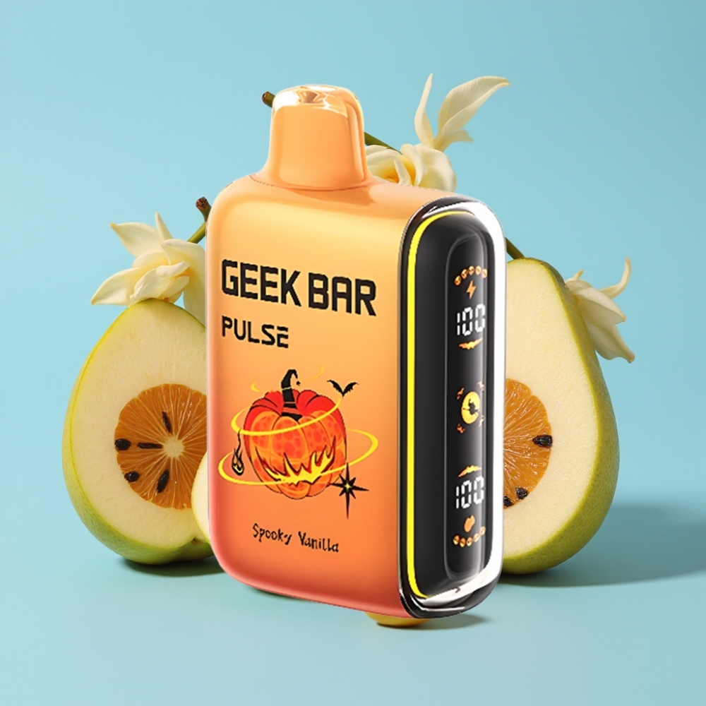 Geek Bar Pulse 15000 Puffs 16ML 5% Nikotiini Säädettävä Ilmanvirtaus USB-C