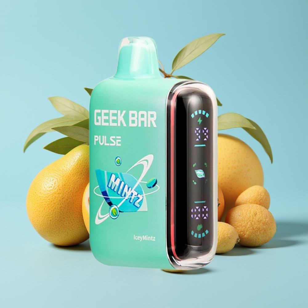 Geek Bar Pulse 15000 Puffs 16ML 5% Nikotiinia Säädettävä Ilmanvirtaus Minttumaku