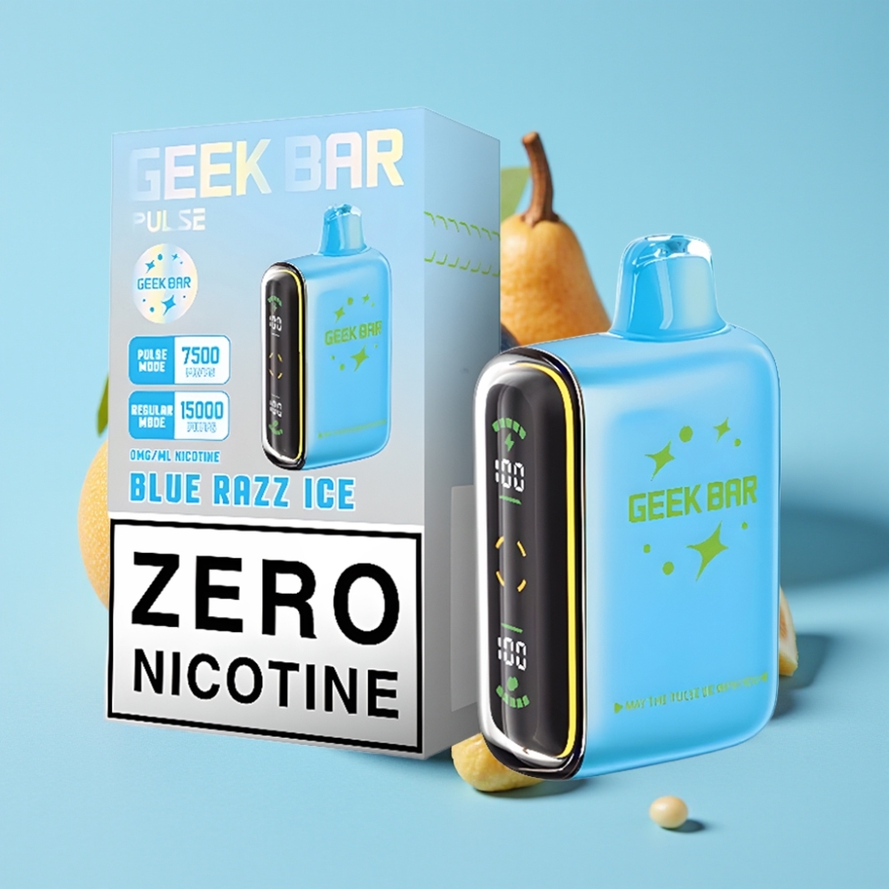 Geek Bar Pulse 15000 Puffs 16ML 5% Nikotiinia Säädettävä Ilmanvirtaus USB-C