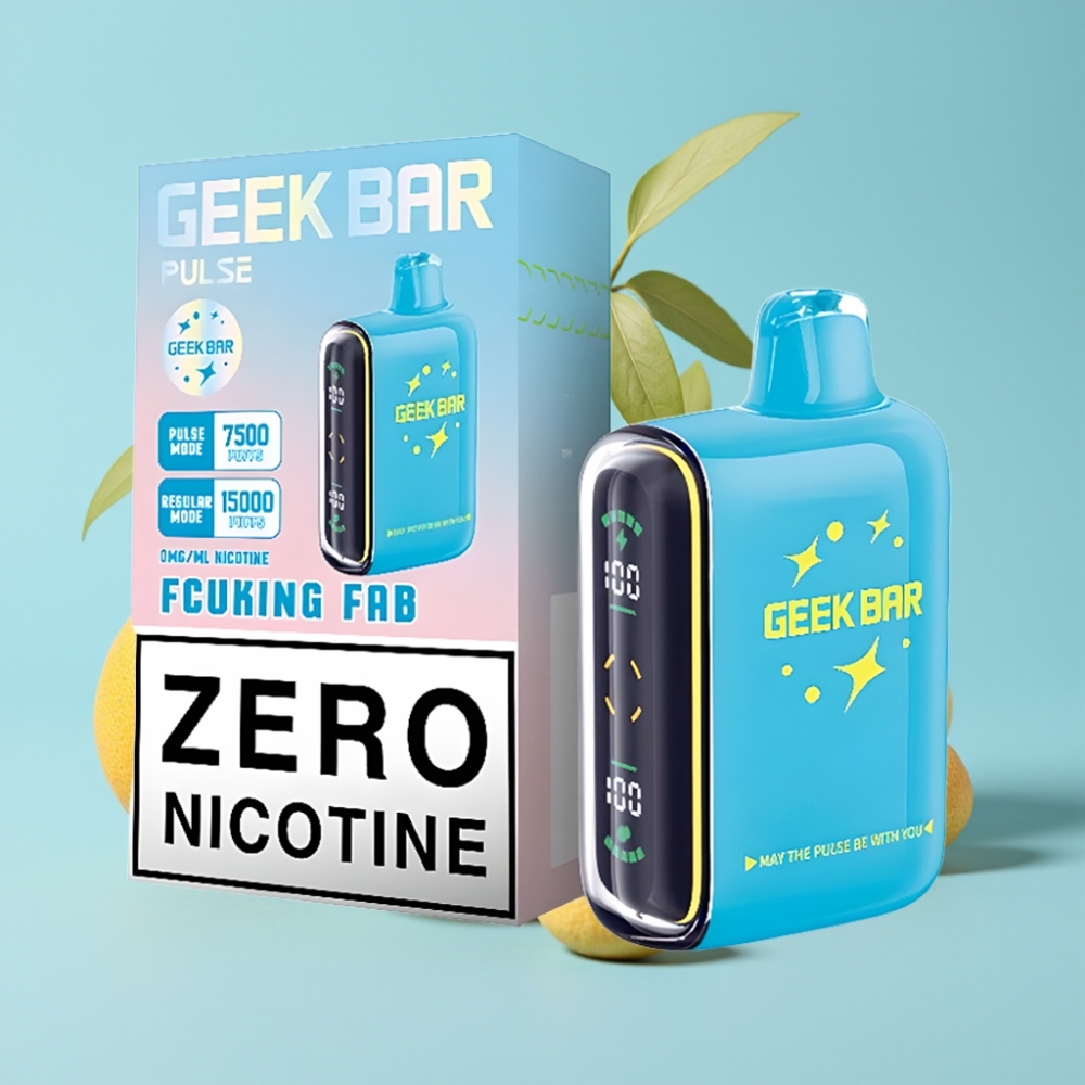 Geek Bar Pulse 15000 Puffs 16ML 5% Nikotiinia Säädettävä Ilmanvirtaus USB-C