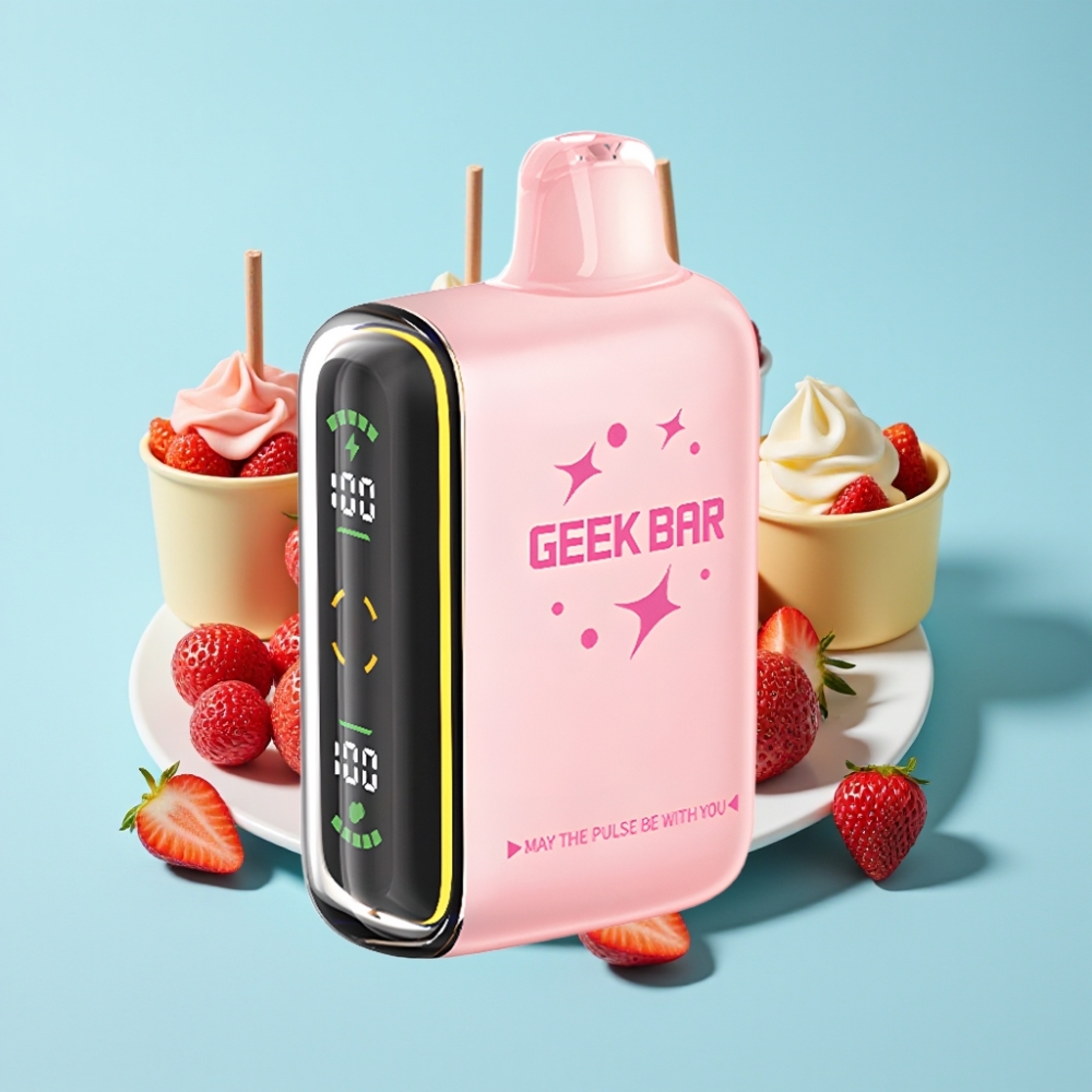 Geek Bar Pulse 15000 Puffs 16ML 5% Nikotiinia Säädettävä Ilmanvirtaus USB-C