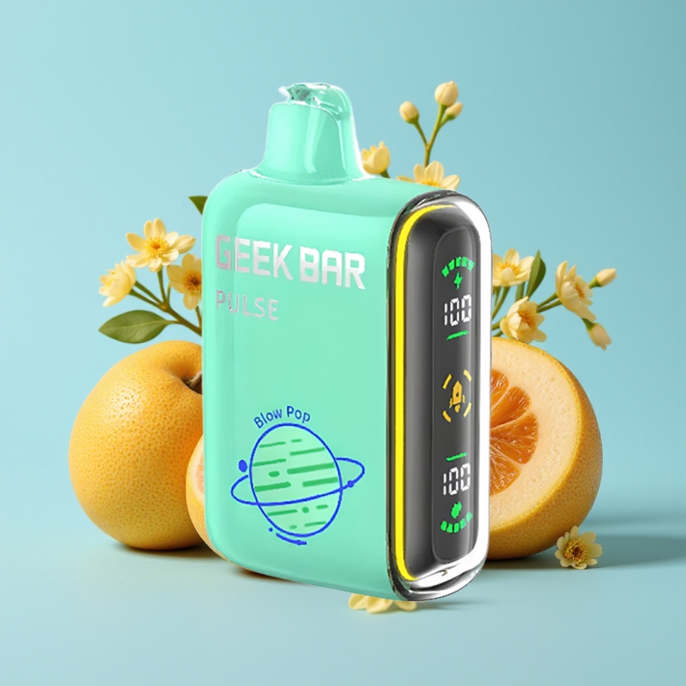 Geek Bar Pulse 15000 Puffs 16ML 5% Nikotiinia USB Type-C Säädettävä Ilmanvirta