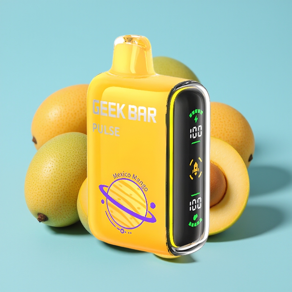 Geek Bar Pulse 15000 Puffs 16ML 5% Nikotiinia USB Type-C Säädettävä Ilmanvirta