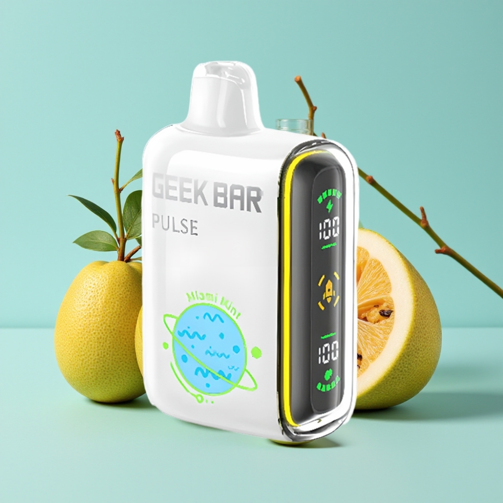 Geek Bar Pulse 15000 Puffs 16ML 5% Nikotiinia USB Type-C Säädettävä Ilmanvirta