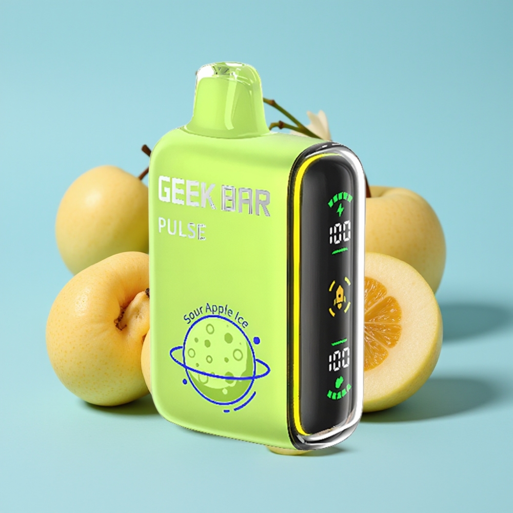 Geek Bar Pulse 15000 Puffs 16ML 5% Nikotiinia USB Type-C Säädettävä Ilmanvirta