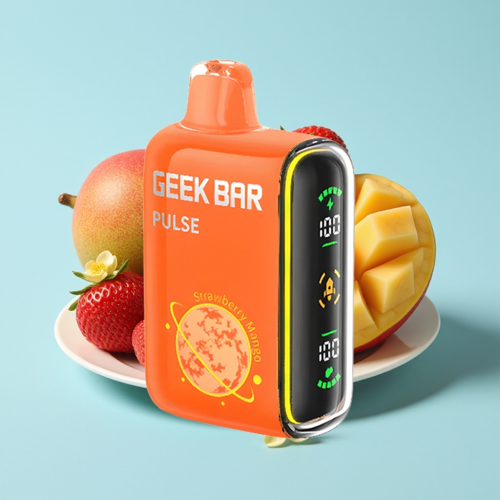 Geek Bar Pulse 15000 Puffs 16ML 5% Nikotiinia USB Type-C Säädettävä Ilmanvirta