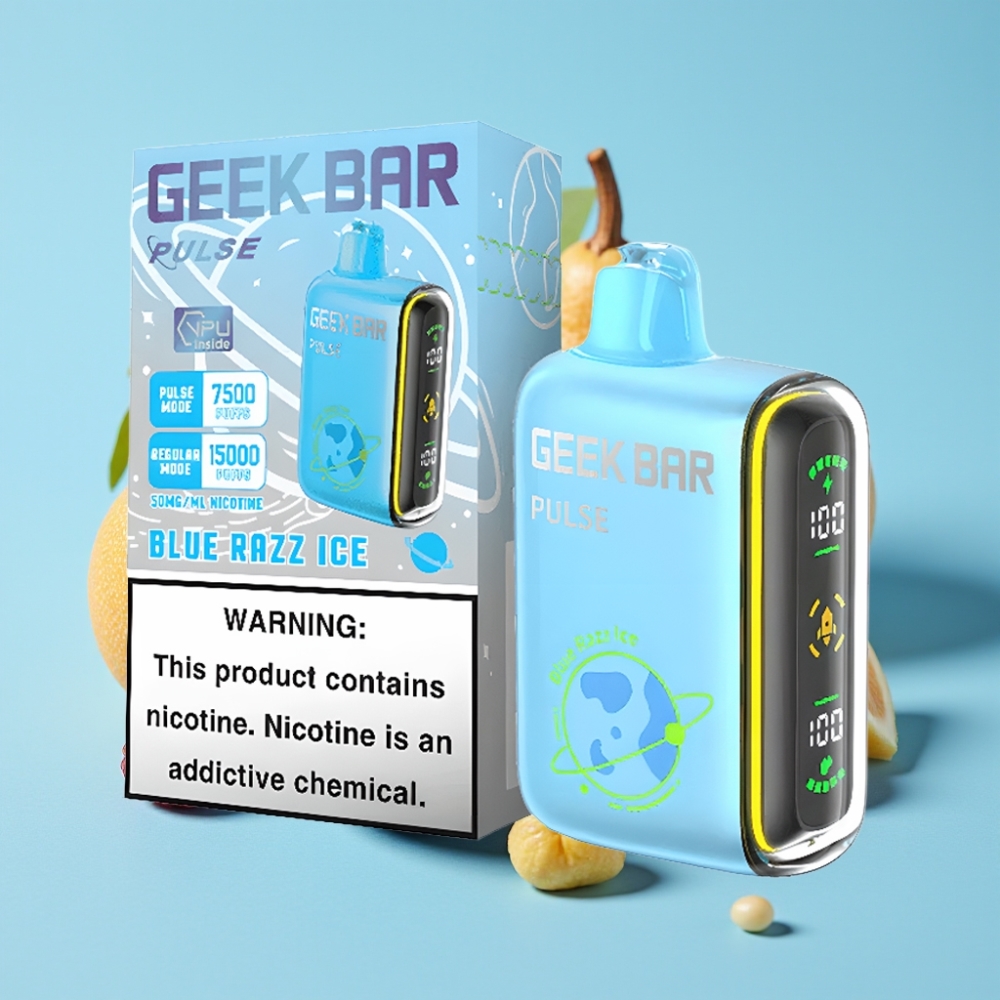 Geek Bar Pulse 15000 Puffs 16ML 5% Nikotiinia USB Type-C Säädettävä Ilmanvirta