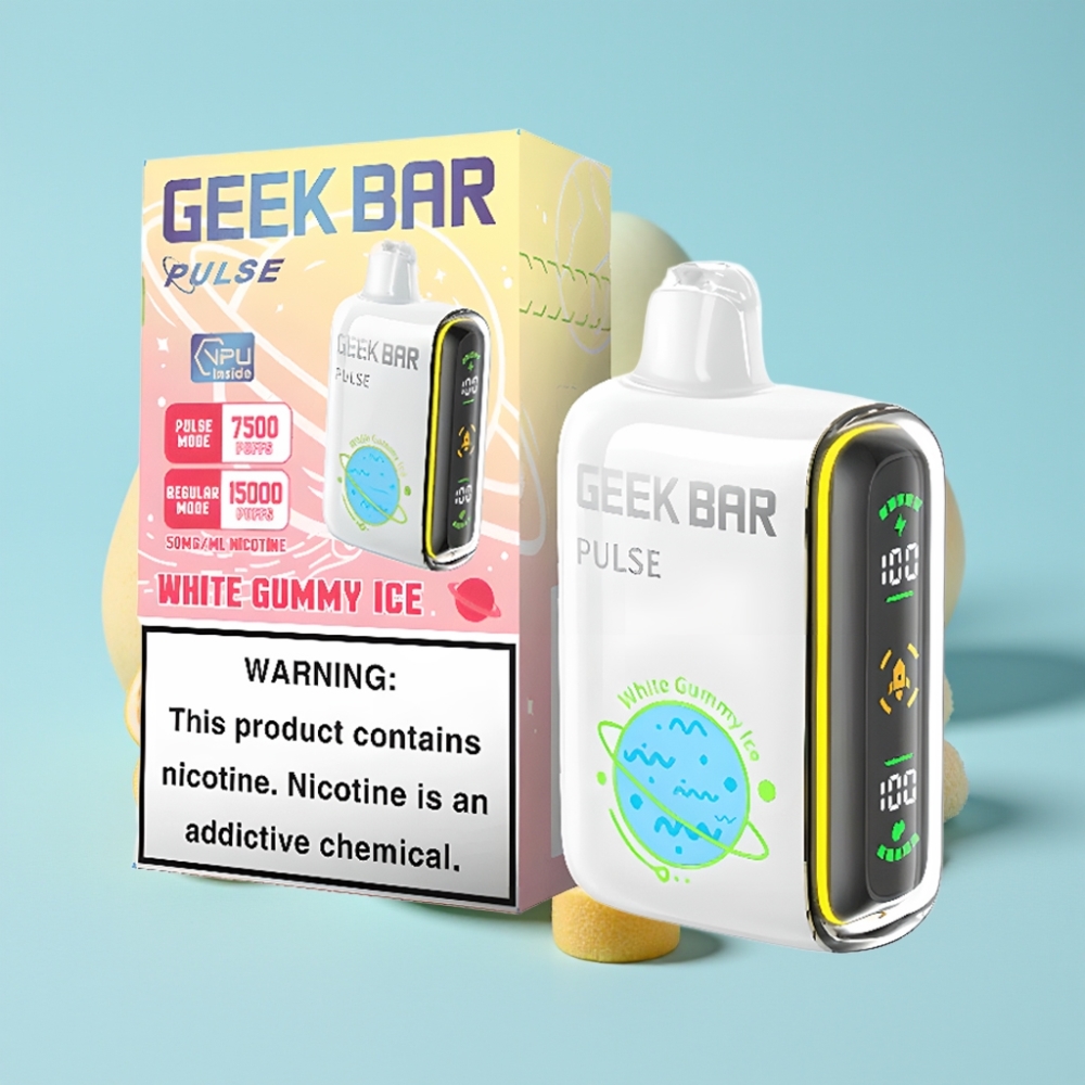 Geek Bar Pulse 15000 Puffs 16ML 5% Nikotiinia USB Type-C Säädettävä Ilmanvirta