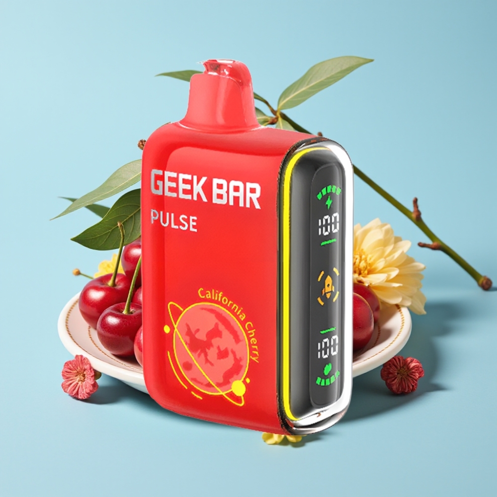 Geek Bar Pulse 15000 Puffs 16ML 5% Nikotiinia USB Type-C Säädettävä Ilmanvirta