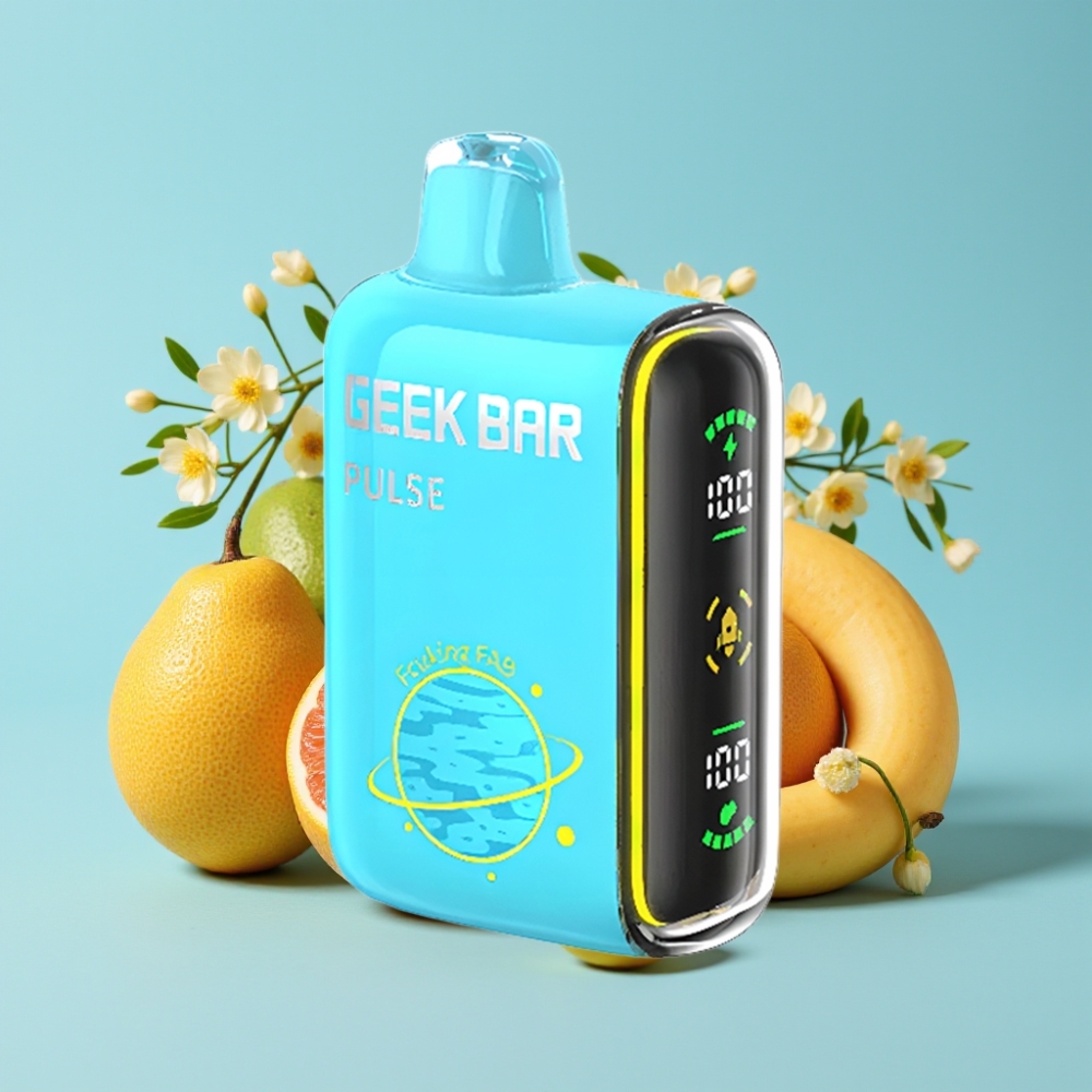 Geek Bar Pulse 15000 Puffs 16ML 5% Nikotiinia USB Type-C Säädettävä Ilmanvirta