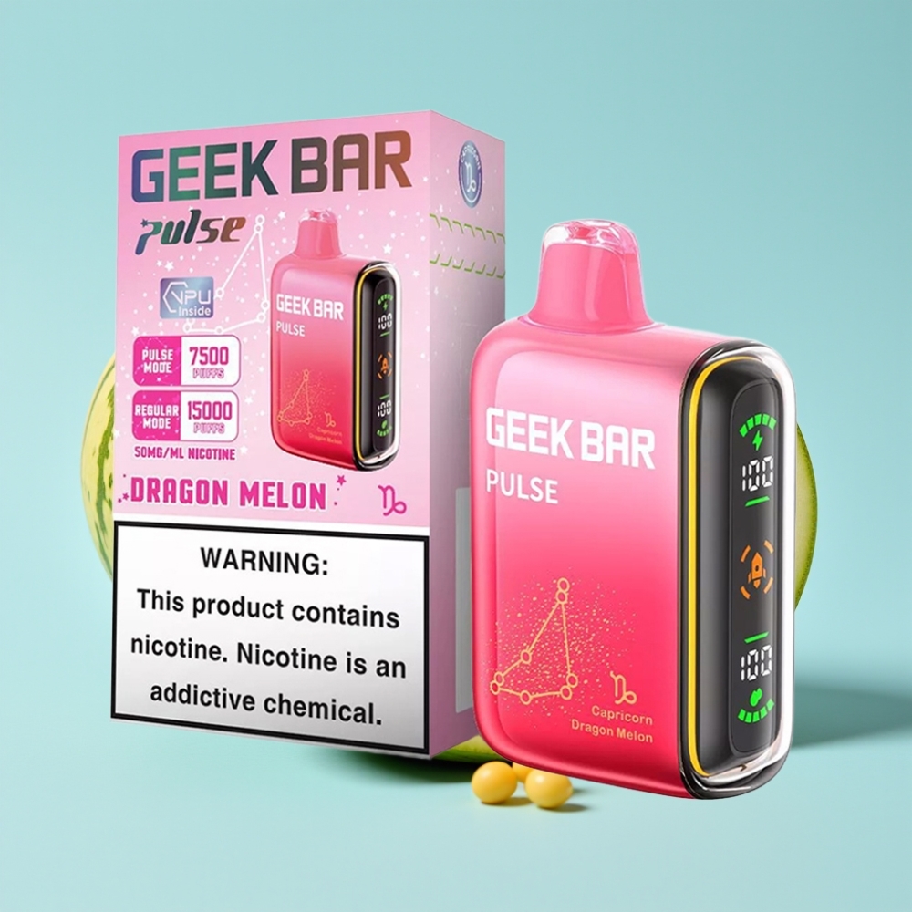 Geek Bar Pulse 15000 Puffs 16ML 5% USB Type-C Hengenmerkki Edition