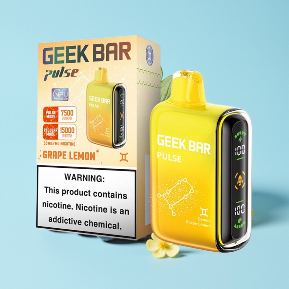 Geek Bar Pulse 15000 Puffs 16ML 5% USB Type-C Hengenmerkki Edition