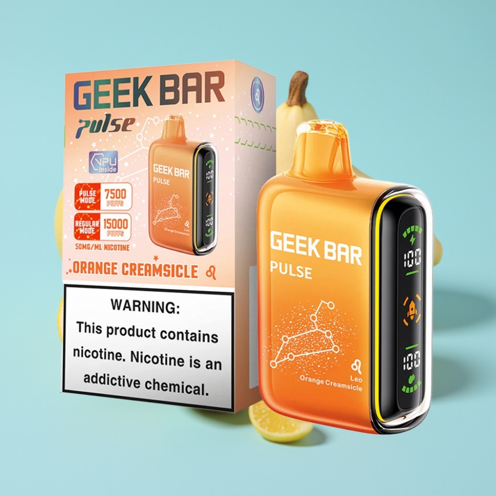 Geek Bar Pulse 15000 Puffs 16ML 5% USB Type-C Hengenmerkki Edition