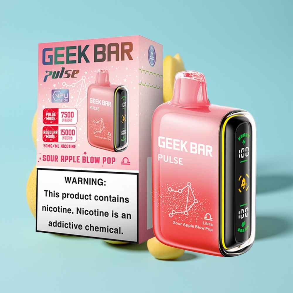 Geek Bar Pulse 15000 Puffs 16ML 5% USB Type-C Hengenmerkki Edition
