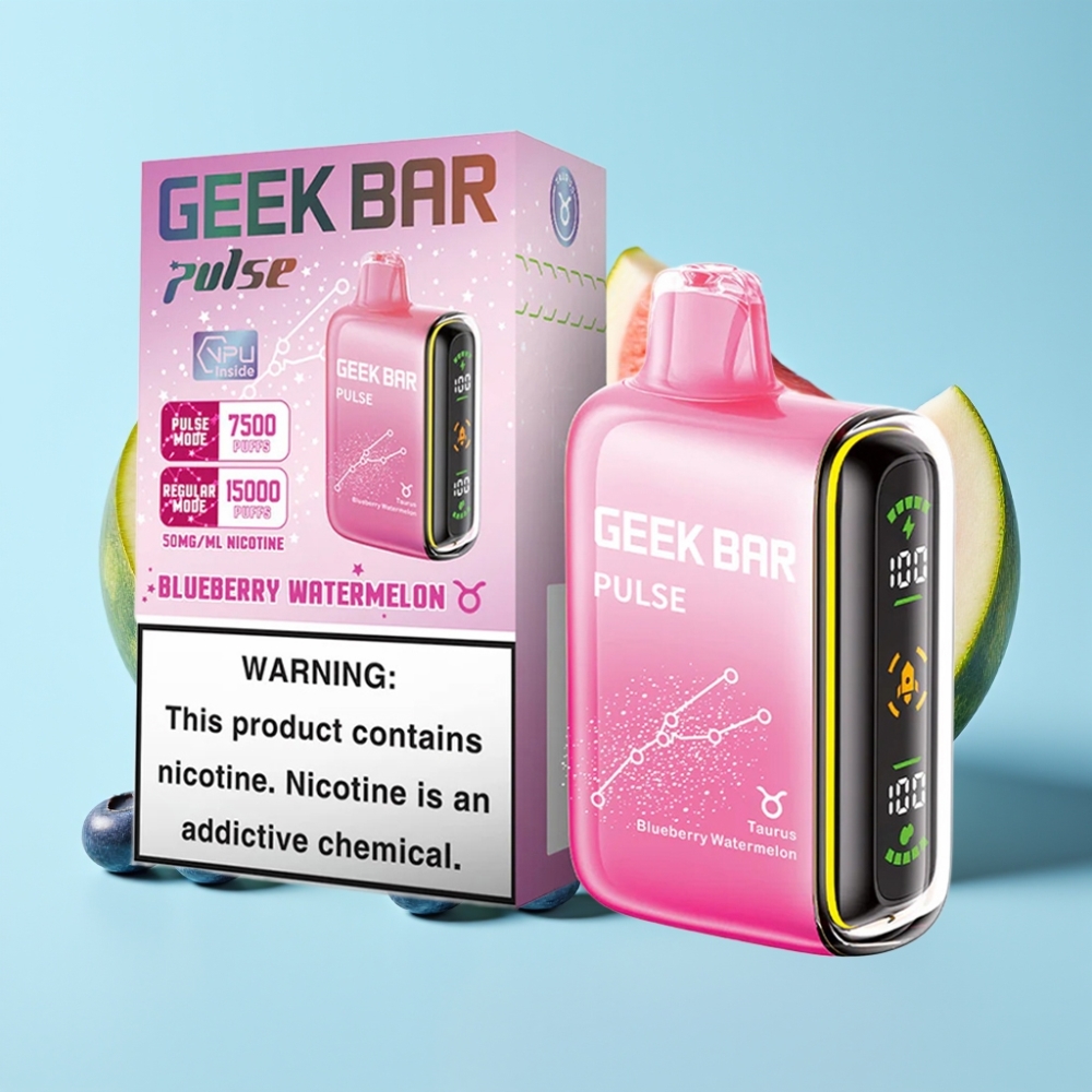 Geek Bar Pulse 15000 Puffs 16ML 5% USB Type-C Hengenmerkki Edition