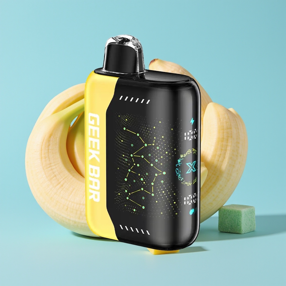 Geek Bar Pulse X 25000 Puffia USB Type-C Lataus 18mL Nestemäisaine 3D Kaareva Näyttö Dual Mesh Käämi