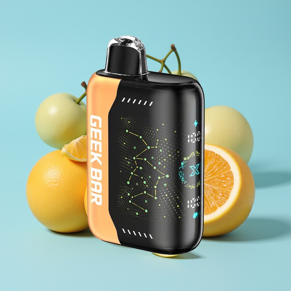Geek Bar Pulse X 25000 Puffia USB Type-C Lataus 18mL Nestemäisaine 3D Kaareva Näyttö Dual Mesh Käämi