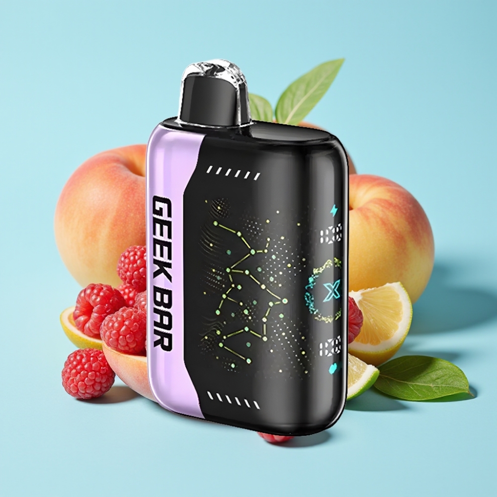 Geek Bar Pulse X 25000 Puffia USB Type-C Lataus 18mL Nestemäisaine 3D Kaareva Näyttö Dual Mesh Käämi