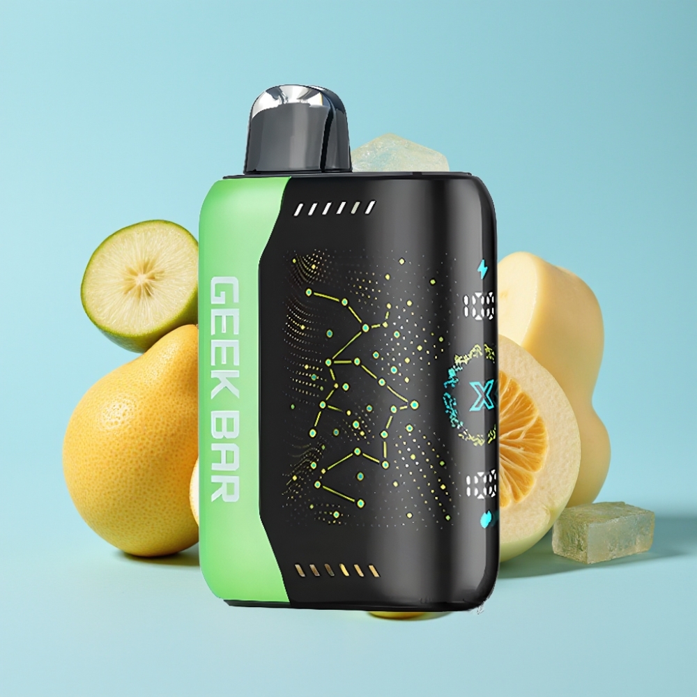 Geek Bar Pulse X 25000 Puffia USB Type-C Lataus 18mL Nestemäisaine 3D Kaareva Näyttö Dual Mesh Käämi
