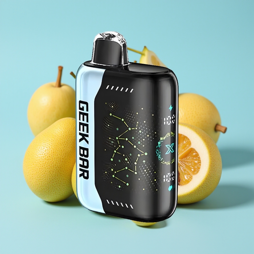 Geek Bar Pulse X 25000 Puffia USB Type-C Lataus 18mL Nestemäisaine 3D Kaareva Näyttö Dual Mesh Käämi