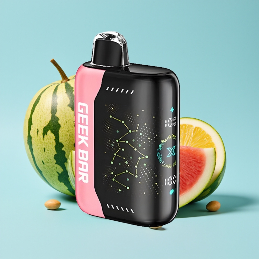 Geek Bar Pulse X 25000 Puffia USB Type-C Lataus 18mL Nestemäisaine 3D Kaareva Näyttö Dual Mesh Käämi
