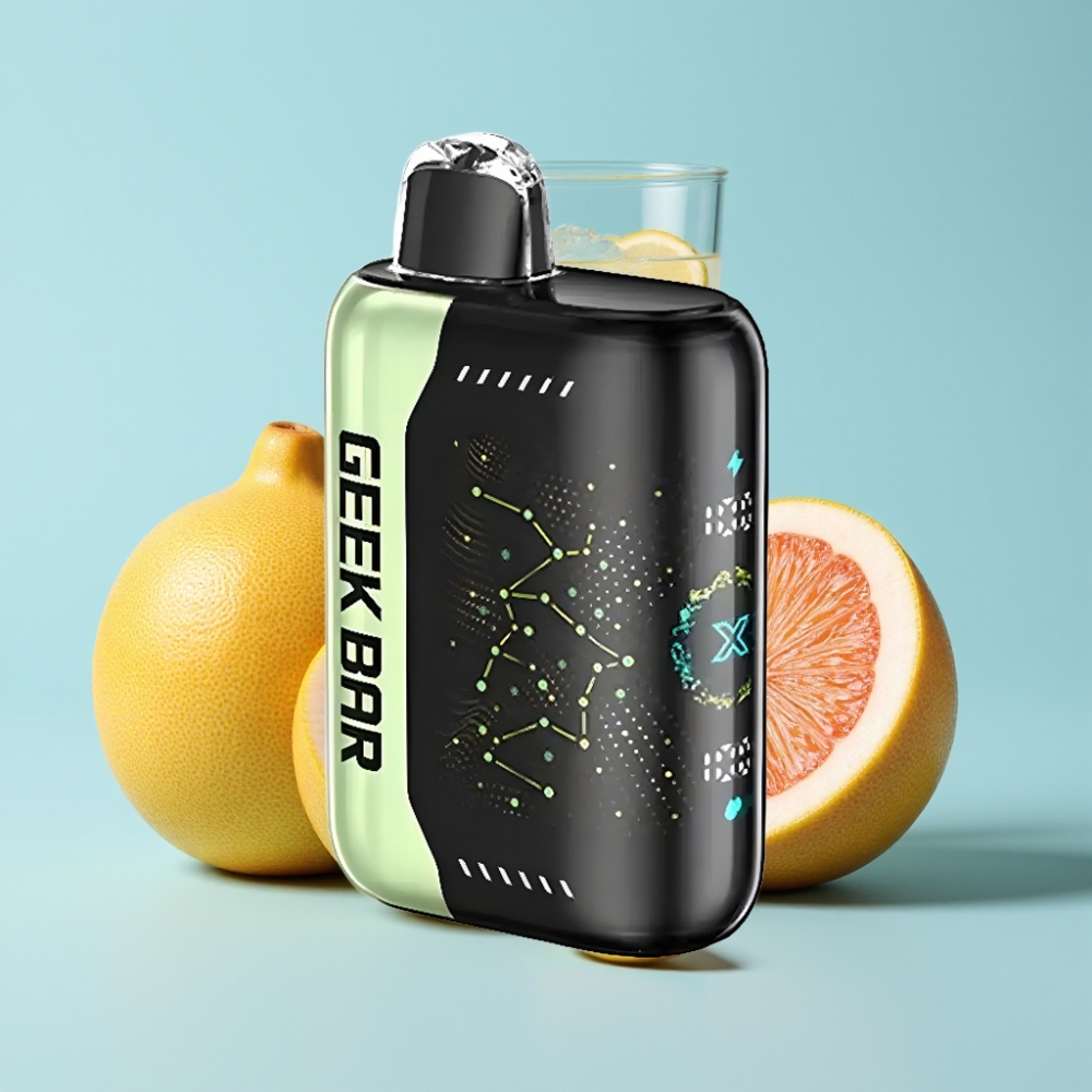 Geek Bar Pulse X 25000 Puffia USB Type-C Lataus 18mL Nestemäisaine 3D Kaareva Näyttö Dual Mesh Käämi
