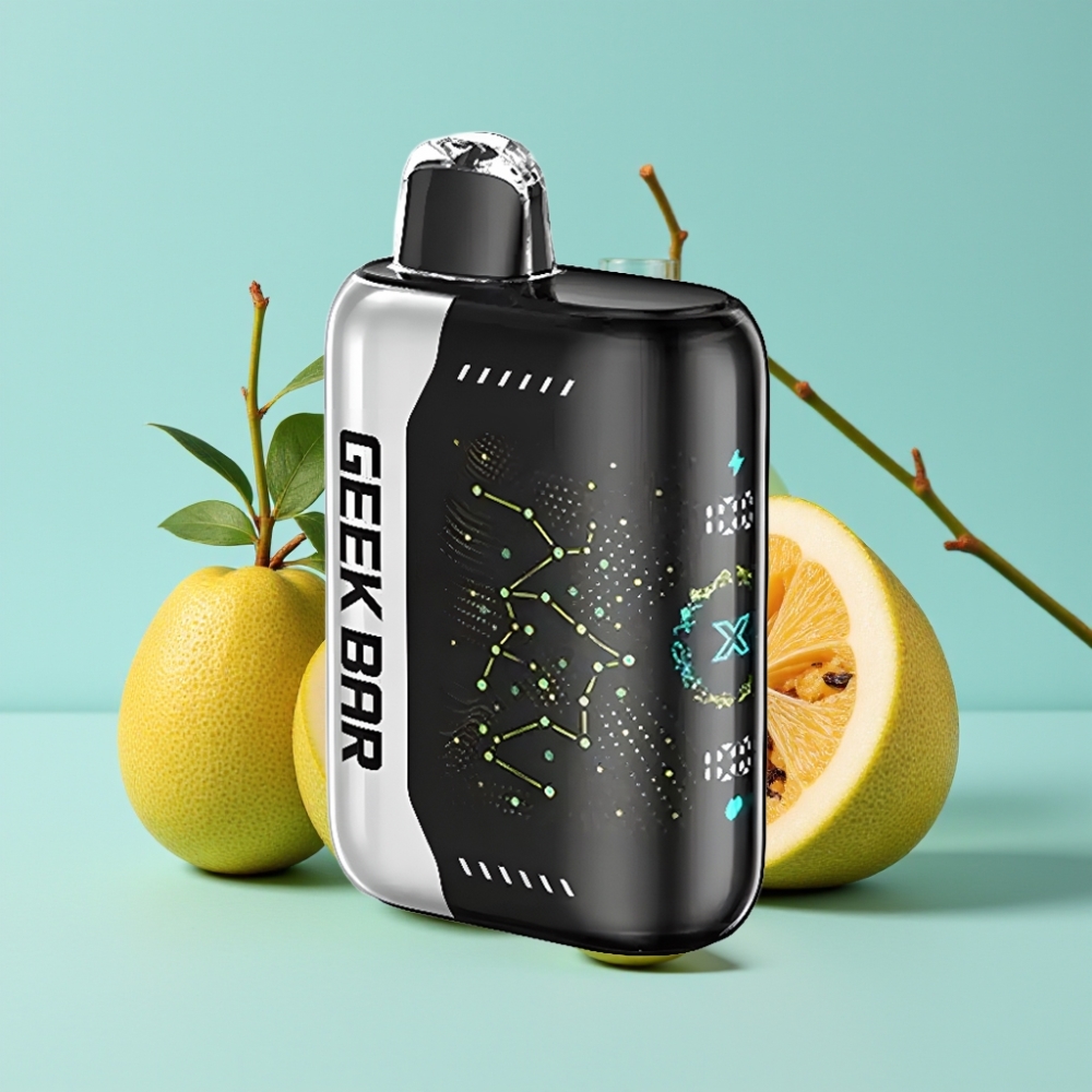 Geek Bar Pulse X 25000 Puffia USB Type-C Lataus 18mL Nestemäisaine 3D Kaareva Näyttö Dual Mesh Käämi