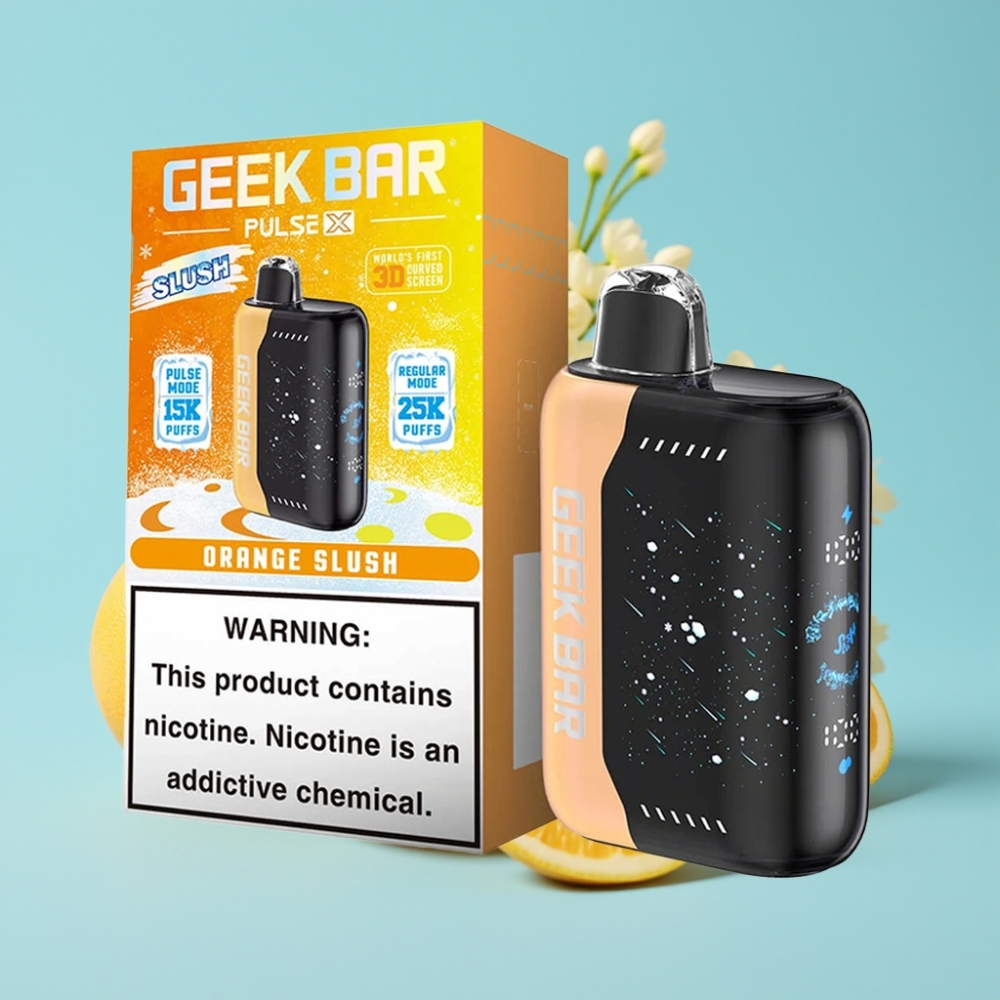 Geek Bar Pulse X 25000 Puffs Slush Edition 18mL 0-5% Nikotiinia USB Type-C Kaksoishäkkäkäämi