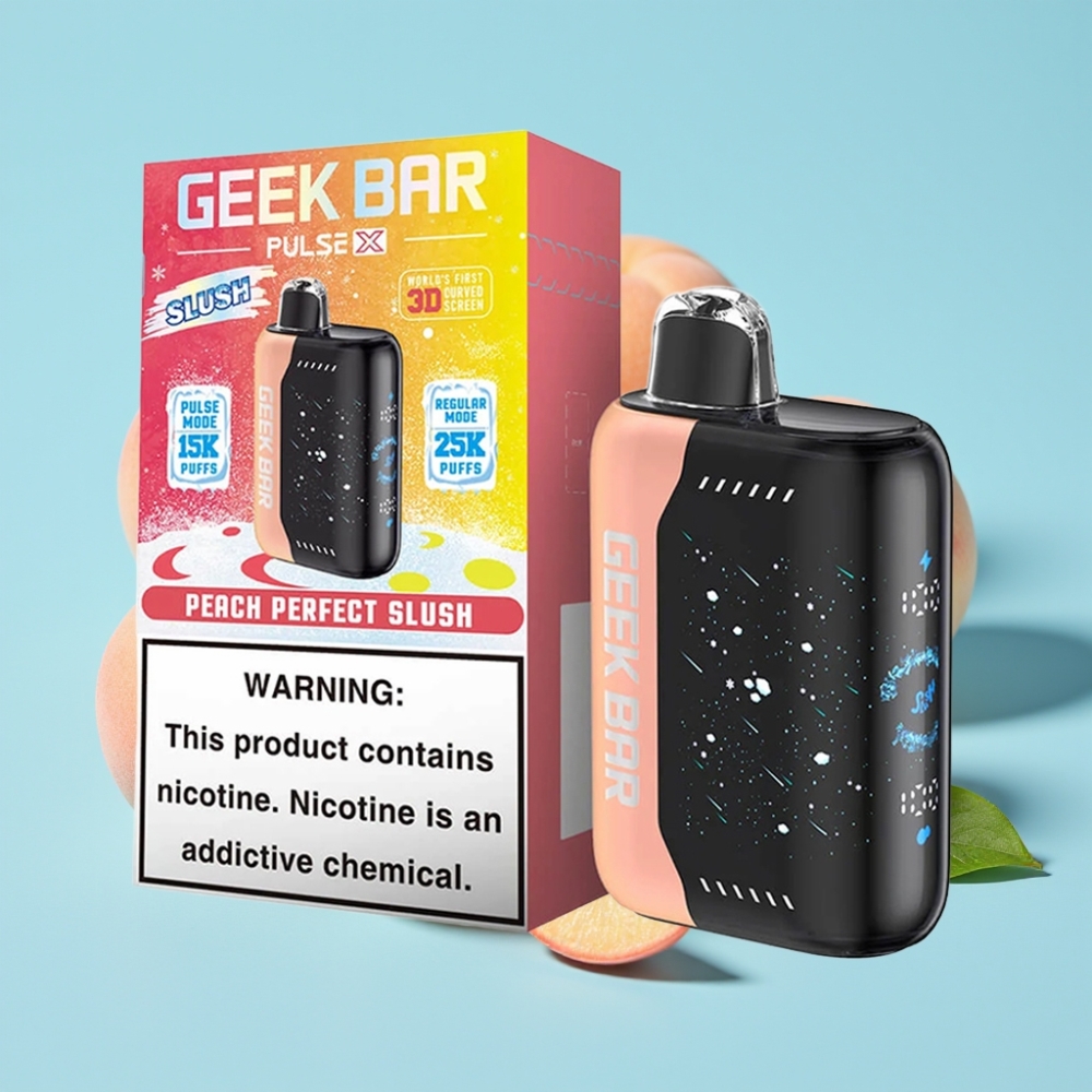 Geek Bar Pulse X 25000 Puffs Slush Edition 18mL 0-5% Nikotiinia USB Type-C Kaksoishäkkäkäämi