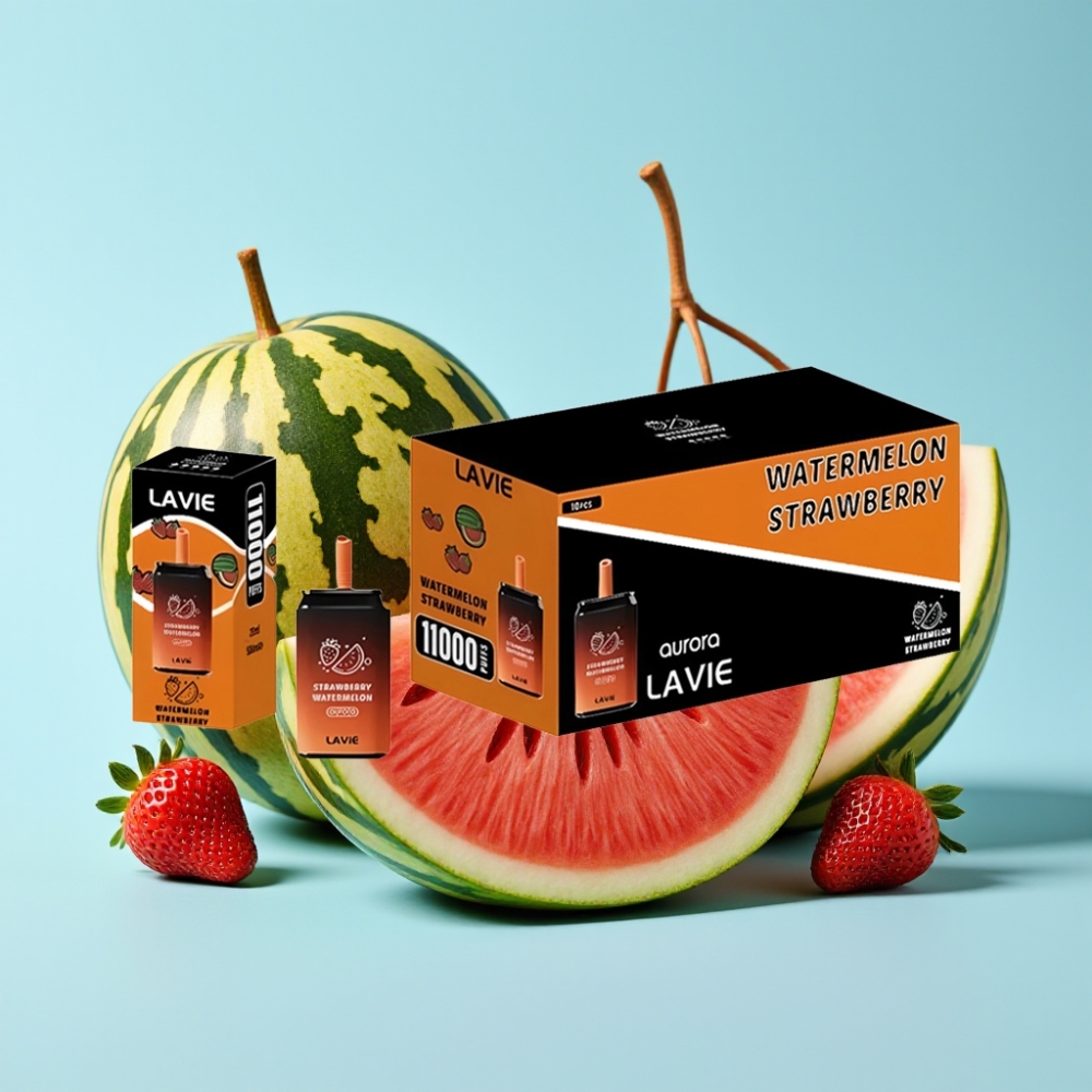 LAVIE Aurora 11000 Puffs 22ML Mansikka-Arbuusi Type C Ladattava