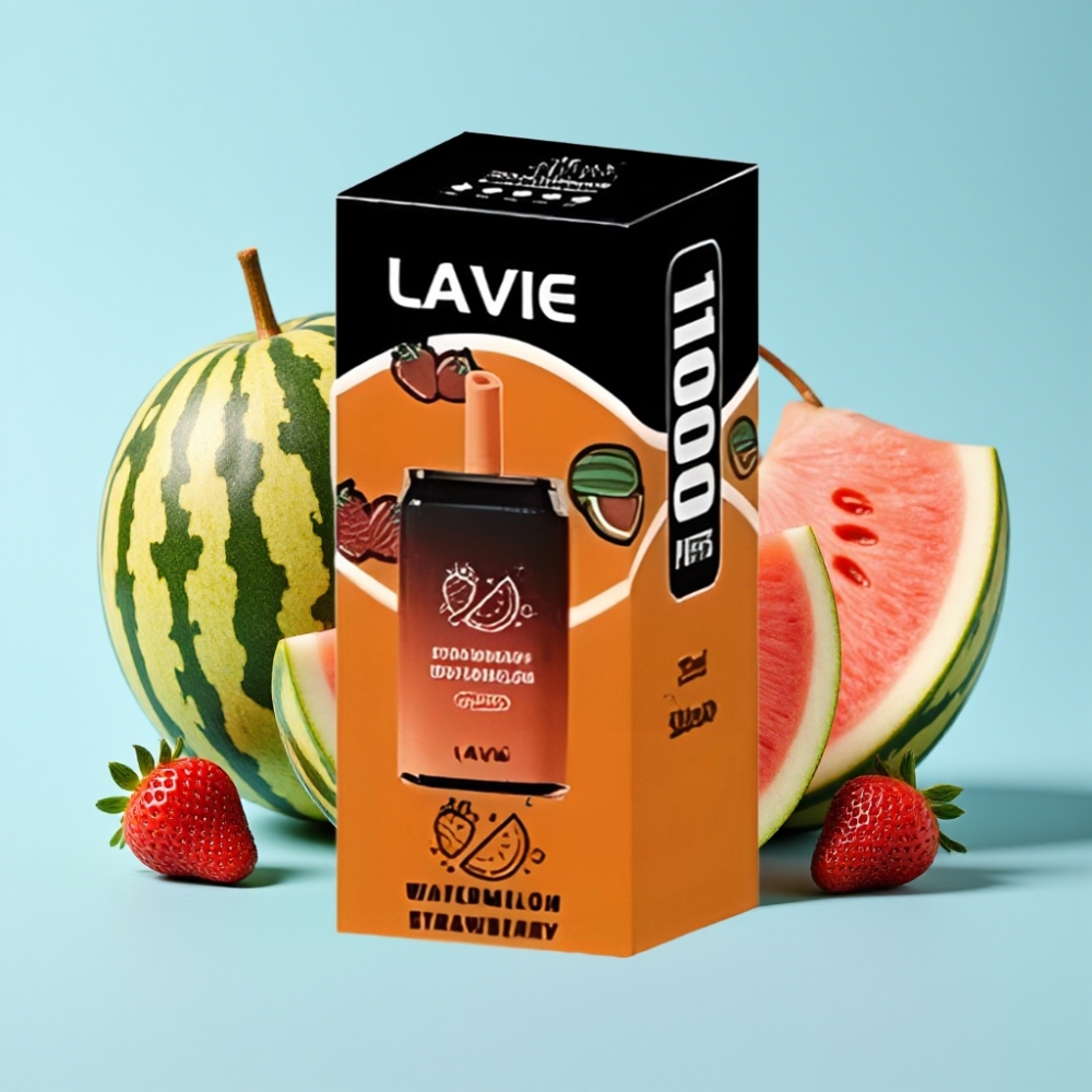 LAVIE Aurora 11000 Puffs 22ML Mansikka-Arbuusi Type C Ladattava