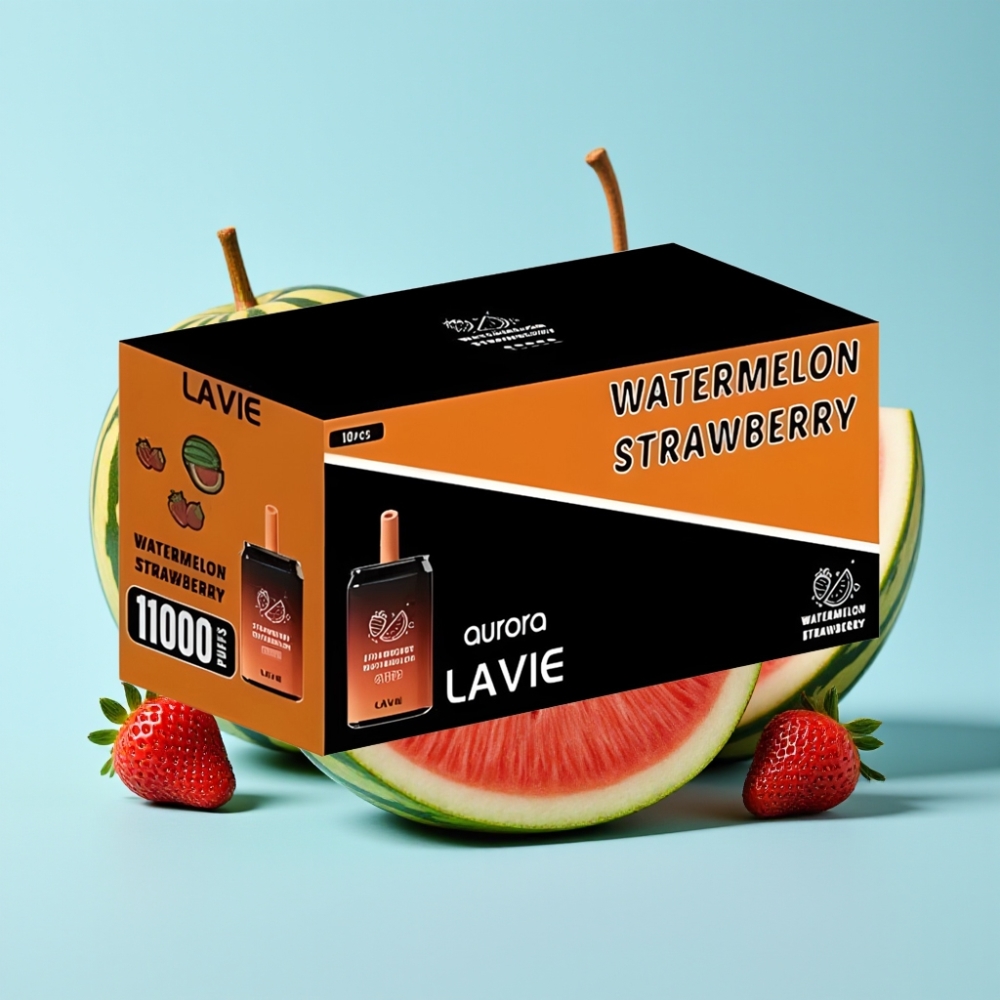 LAVIE Aurora 11000 Puffs 22ML Mansikka-Arbuusi Type C Ladattava