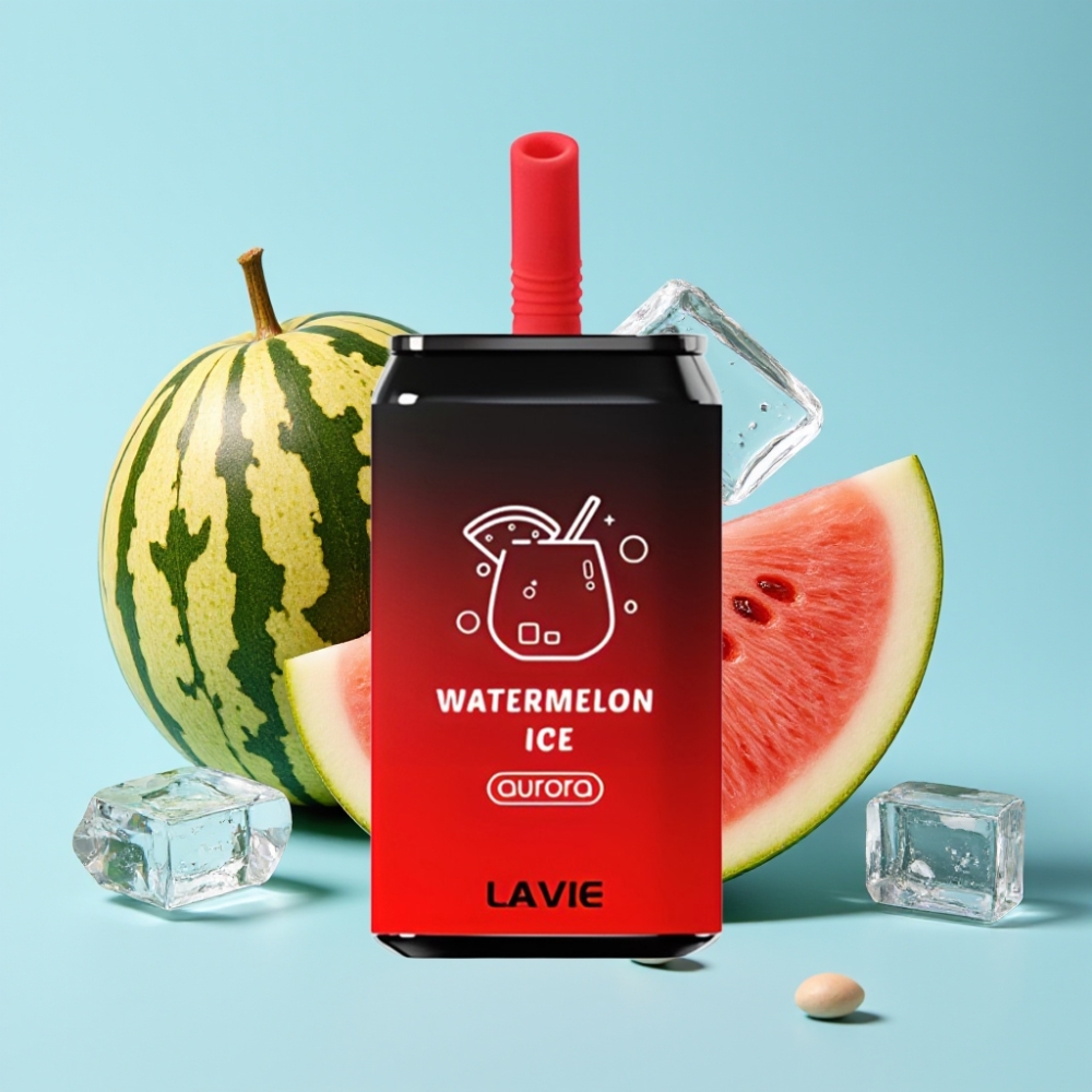 LAVIE Aurora 11000 Puffs 22ML Vesimeloni-Jää Type C Ladattava