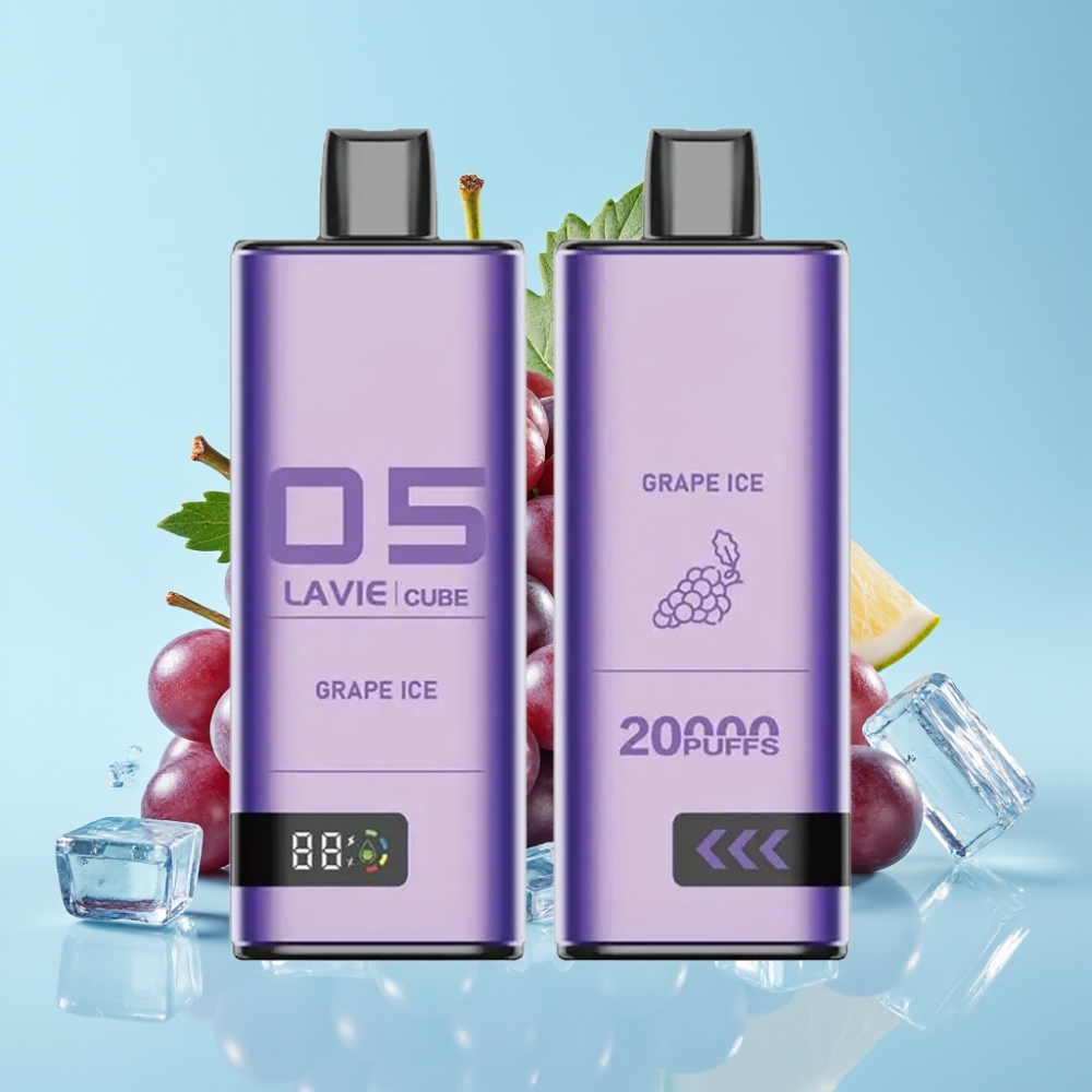 Lavie Cube 20000 Puffs 28ML 5% Grape Ice Type C bulk wholesale Suomi