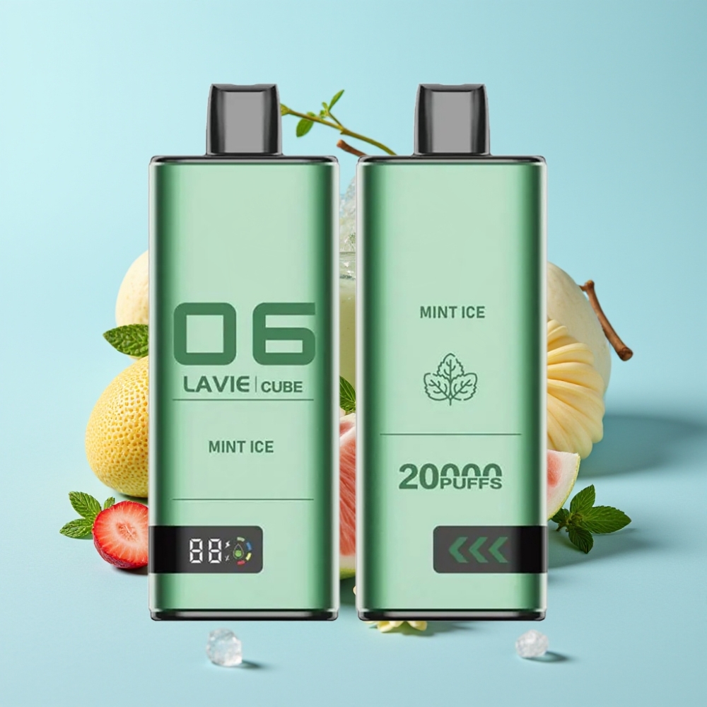 Lavie Cube 20000 Puffs Mint Ice Type-C 600mAh 28ML bulk wholesale Suomi