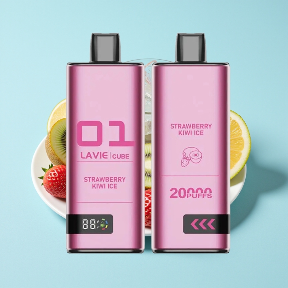 Lavie Cube 20000 Puffs Type C 28ML Mansikka-Kiivi Jää Disposable Vape