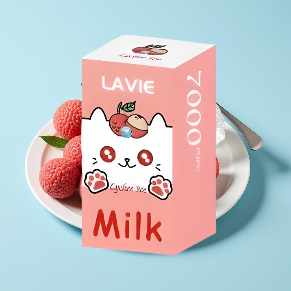 LAVIE Milk 7000 Puffs 16ML 600mAh Type-C Litsijää bulk wholesale Suomi