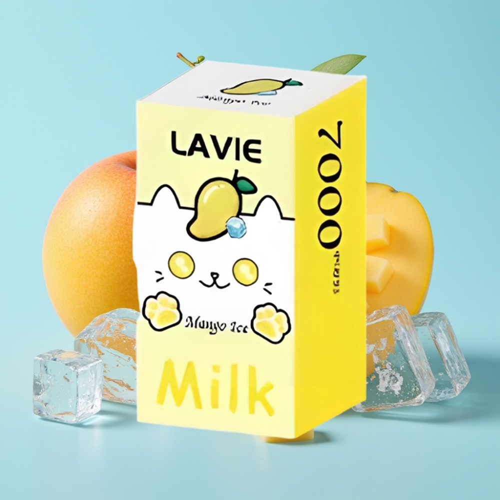 LAVIE Milk 7000 Puffs 16ML 600mAh Type-C Mango-Jää bulk wholesale Suomi