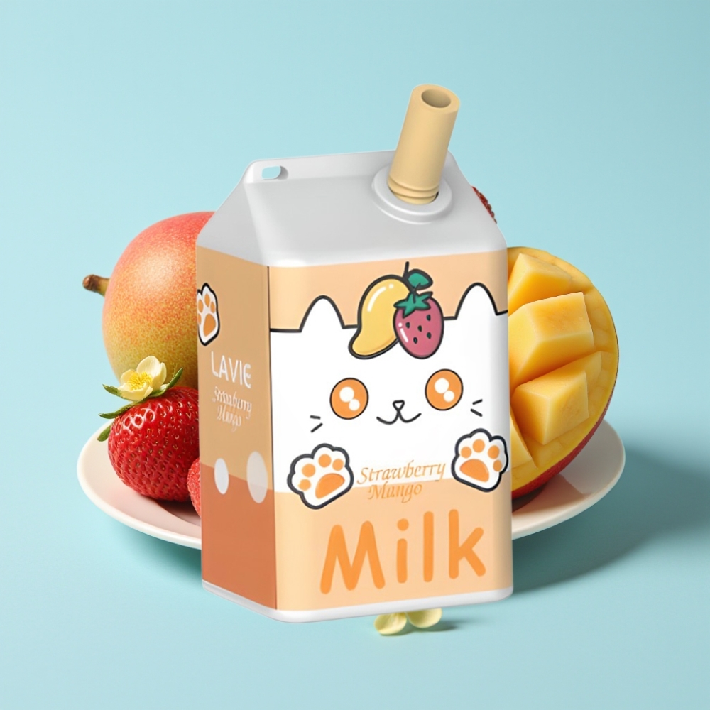 LAVIE Milk 7000 Puffs 16ML 600mAh Type-C Mansikka Mango