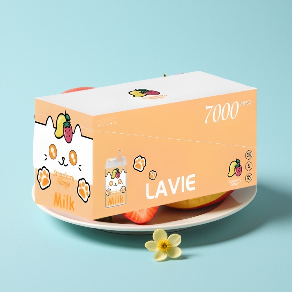 LAVIE Milk 7000 Puffs 16ML 600mAh Type-C Mansikka Mango