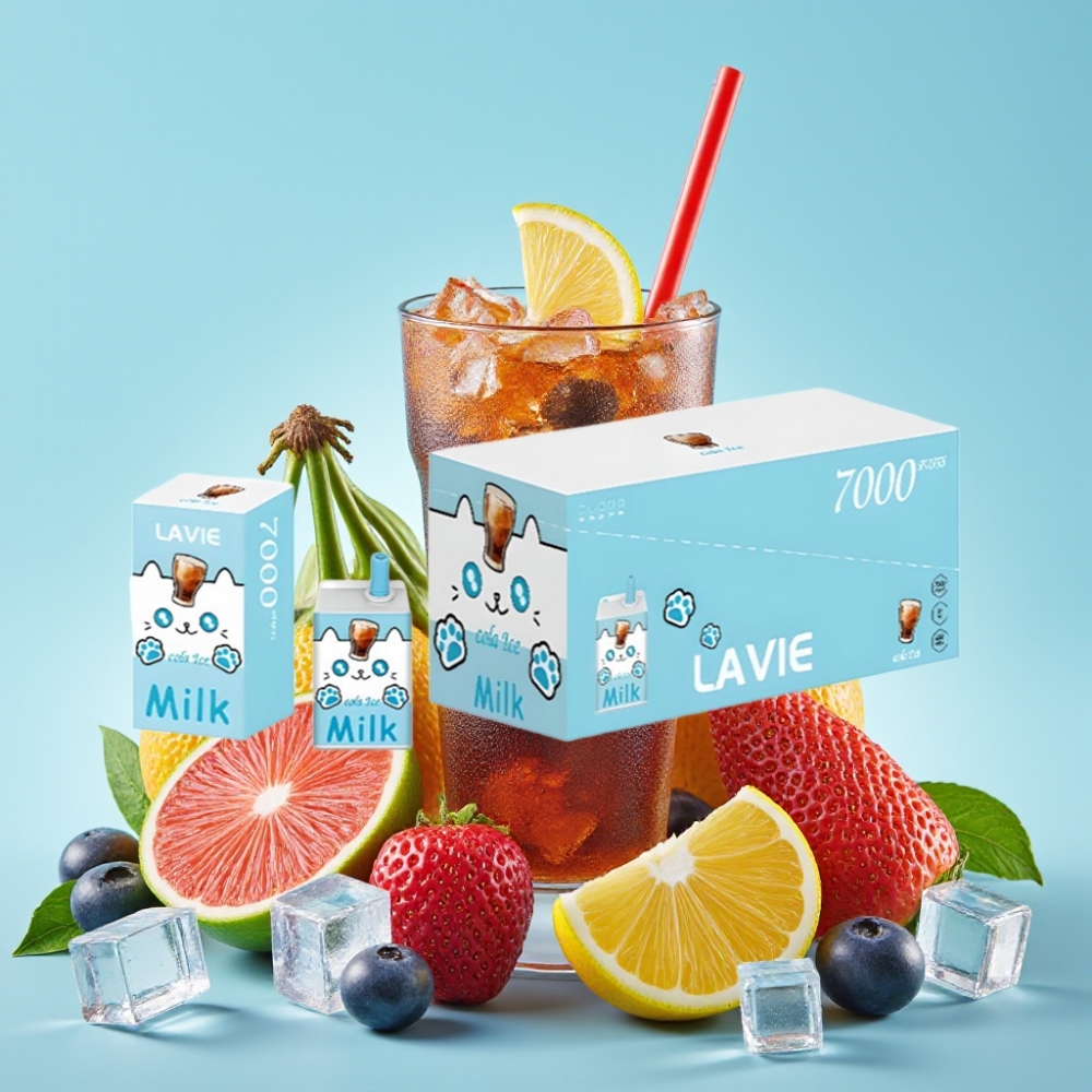 LAVIE Milk 7000 Puffs 16ML Cola Jää Type C Ladattava