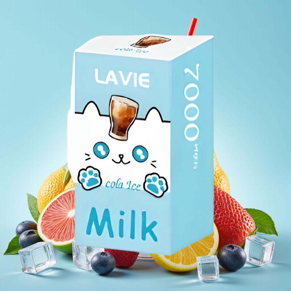 LAVIE Milk 7000 Puffs 16ML Cola Jää Type C Ladattava