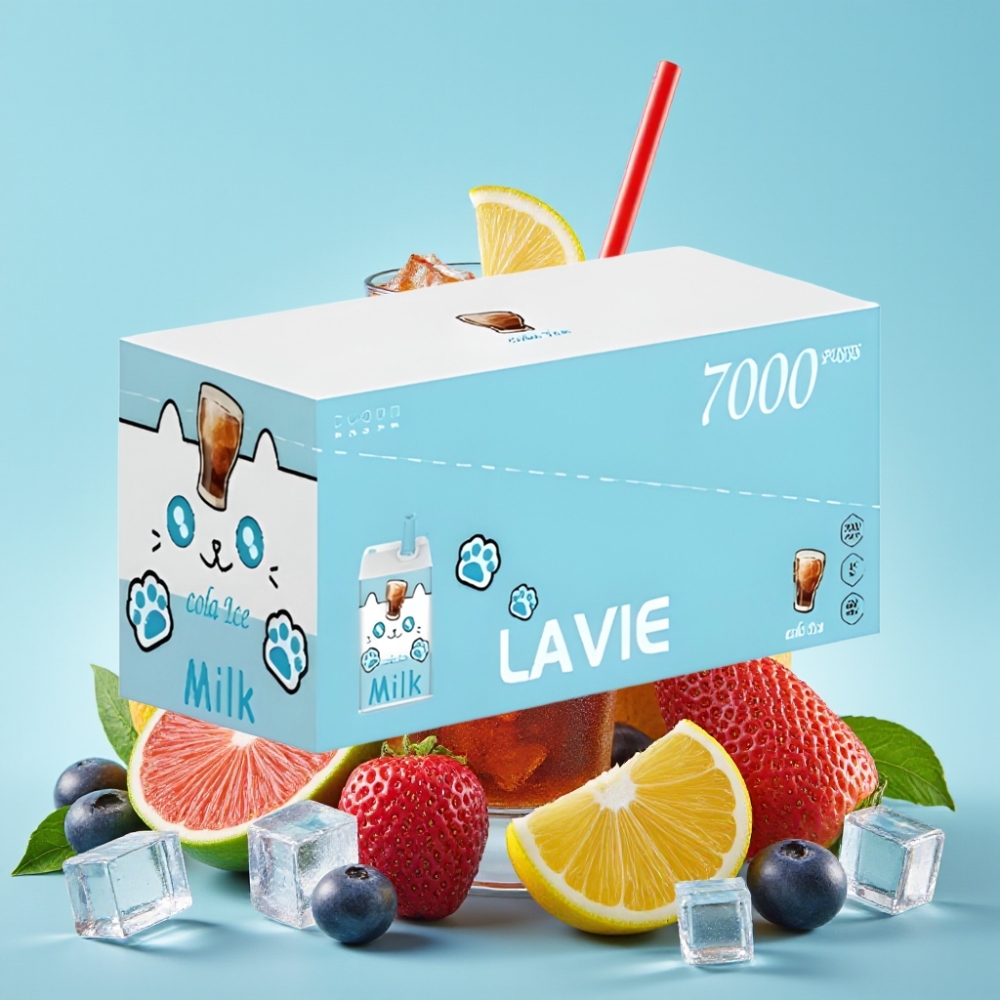 LAVIE Milk 7000 Puffs 16ML Cola Jää Type C Ladattava
