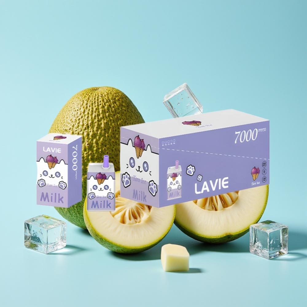 LAVIE Milk 7000 Puffs 16ML Taronjäätelö Type C Ladattava