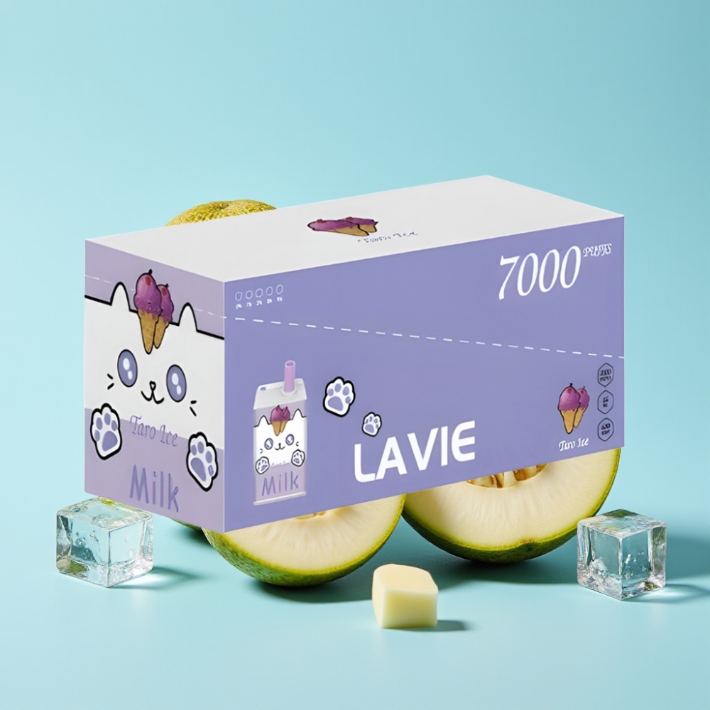 LAVIE Milk 7000 Puffs 16ML Taronjäätelö Type C Ladattava