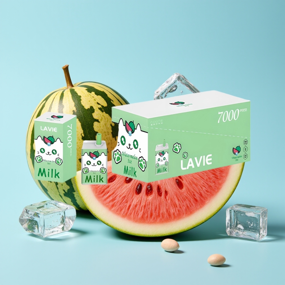 LAVIE Milk 7000 Puffs 16ML Vesimeloni-Jää Type C Ladattava